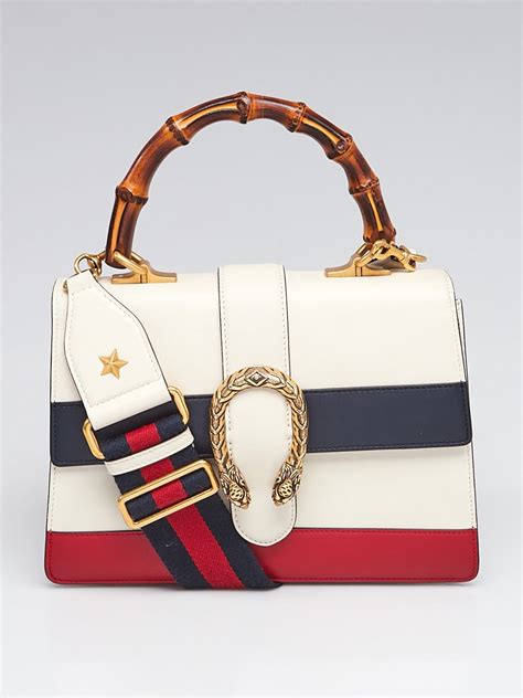 gucci red white and blue bag